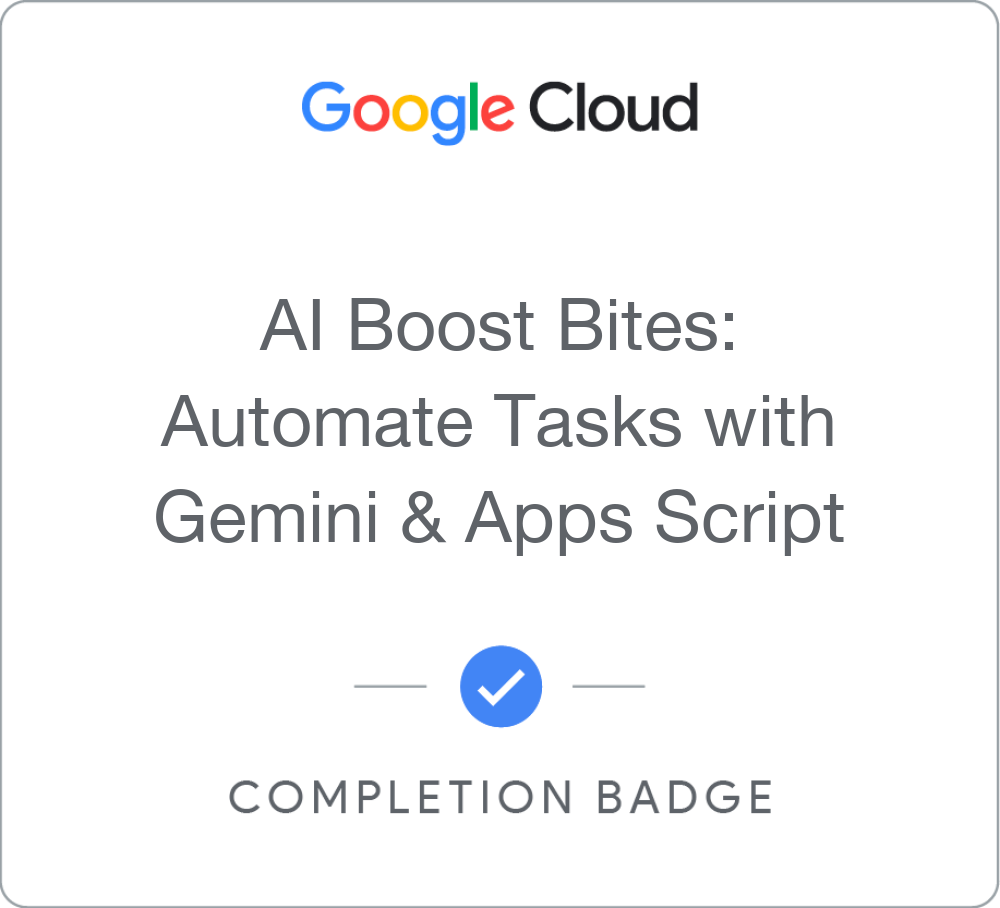 AI Boost Bites: Automate Tasks with Gemini and Apps Script