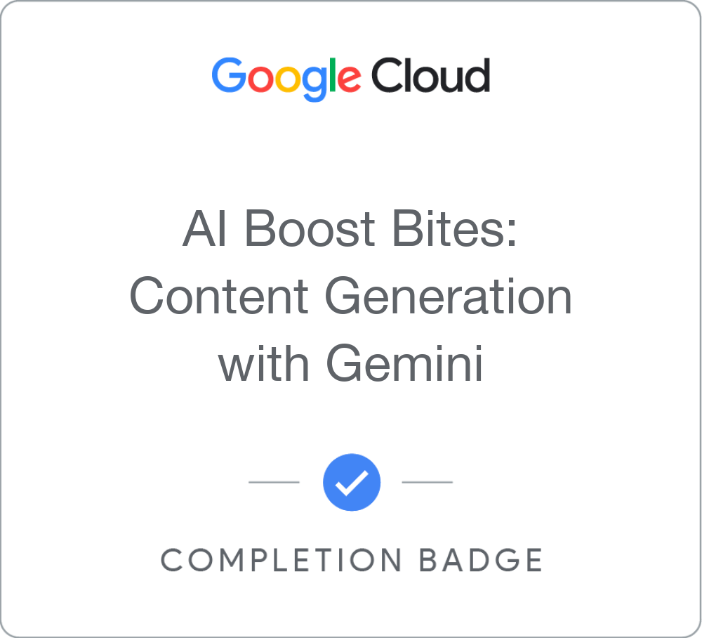 AI Boost Bites: Content Generation with Gemini Made Easy