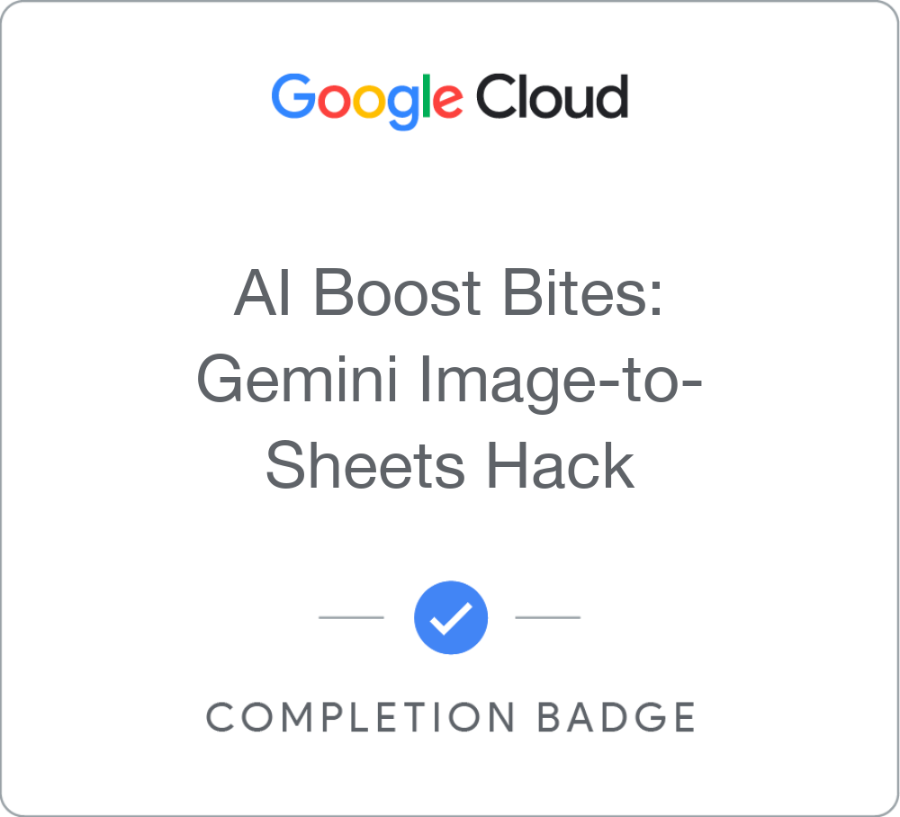 AI Boost Bites: Gemini Image-to-Sheets Hack